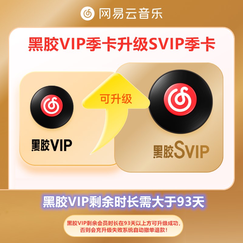 【自动充值】网易云音乐VIP升级SVIP『3个月』 - 会优科技优惠价¥29.56