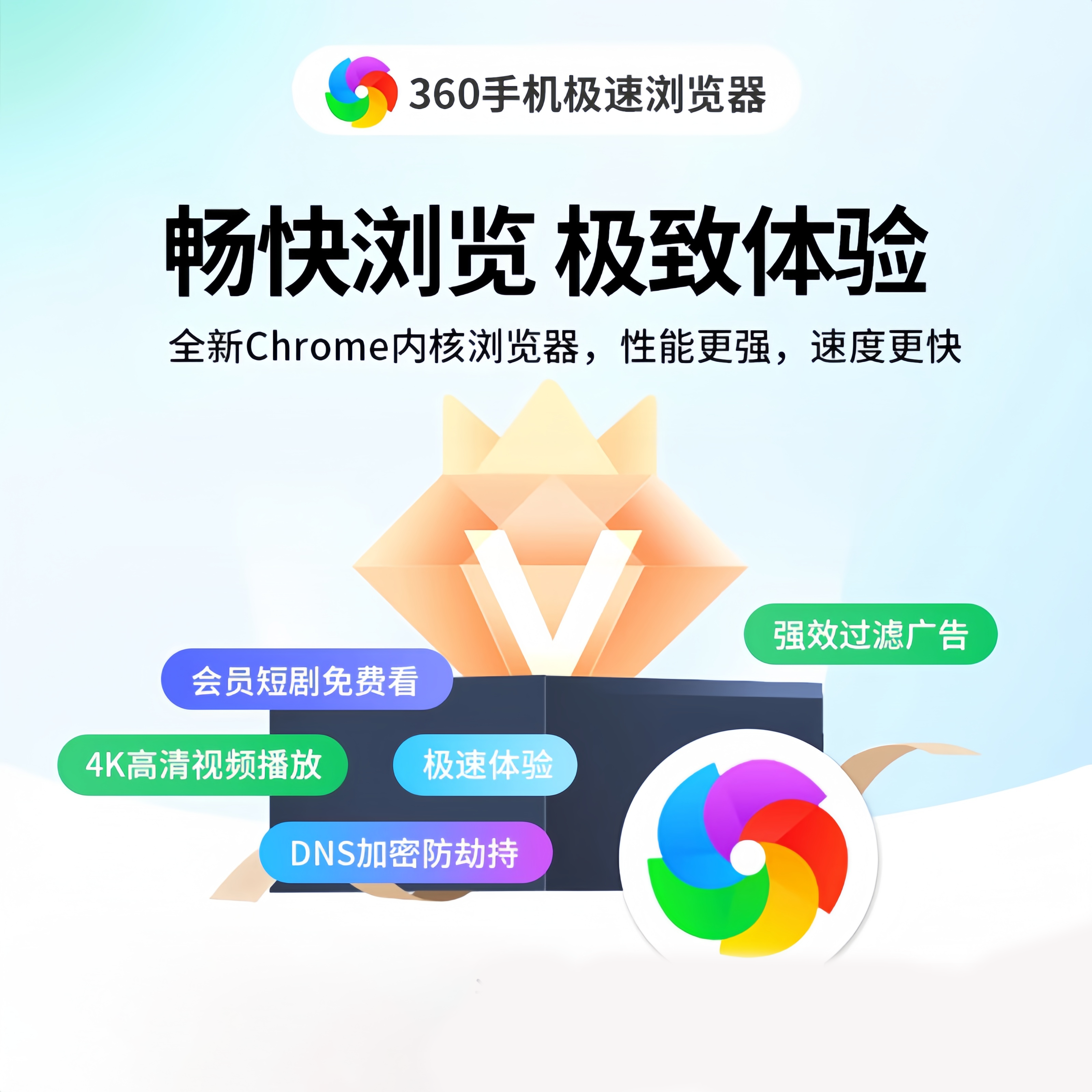 【自动充值】360手机极速浏览器会员『1个月』