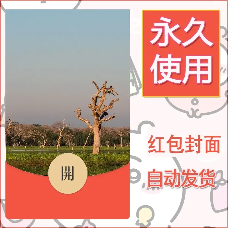 新款永久微信红包封面风景系列壁纸diy素材521 - 会优科技优惠价¥0.42