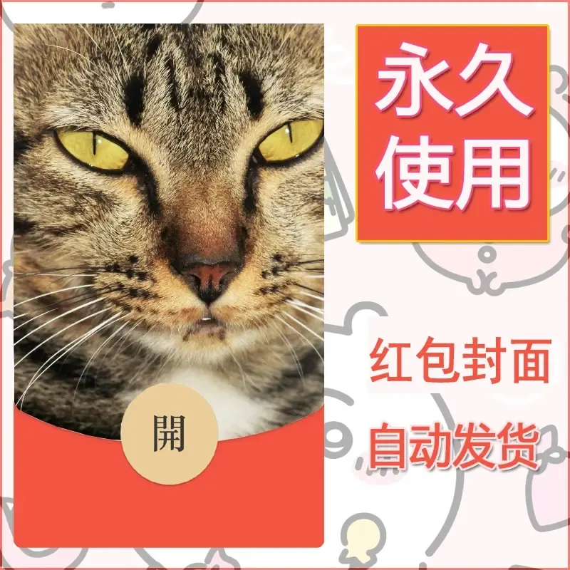 新款永久微信红包封面宠物系列diy素材59