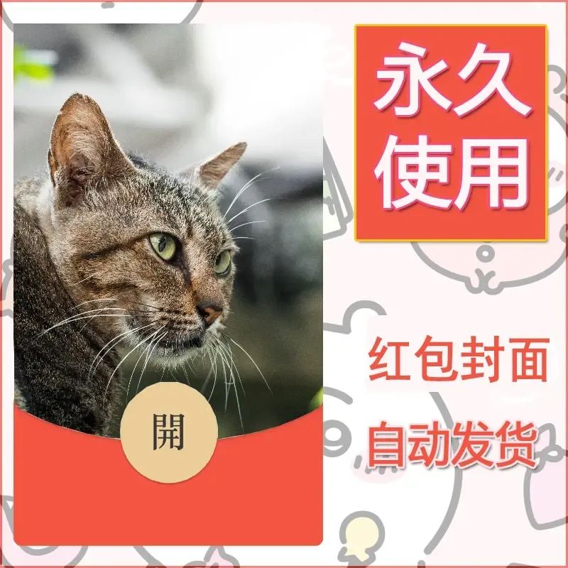 新款永久微信红包封面宠物系列diy素材129
