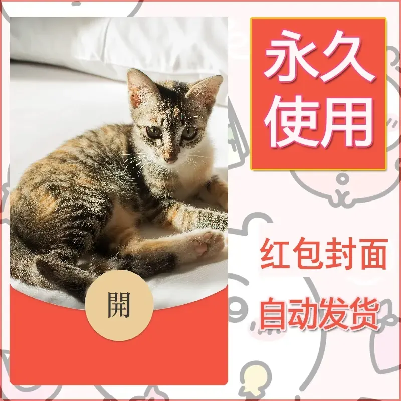 新款永久微信红包封面宠物系列diy素材145 - 会优科技优惠价¥0.42