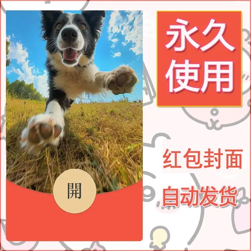 新款永久微信红包封面宠物系列diy素材316