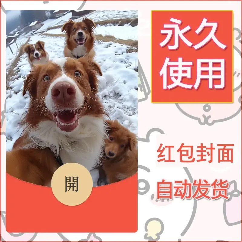新款永久微信红包封面宠物系列diy素材301 - ¥0.42