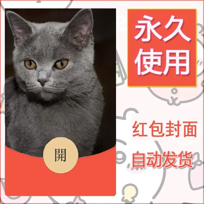 新款永久微信红包封面宠物系列diy素材364