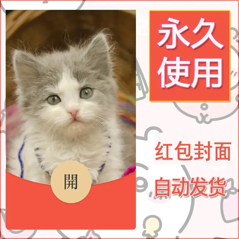 新款永久微信红包封面宠物系列diy素材403 - 会优科技优惠价¥0.42