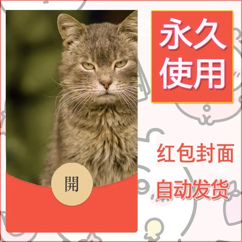 新款永久微信红包封面宠物系列diy素材425