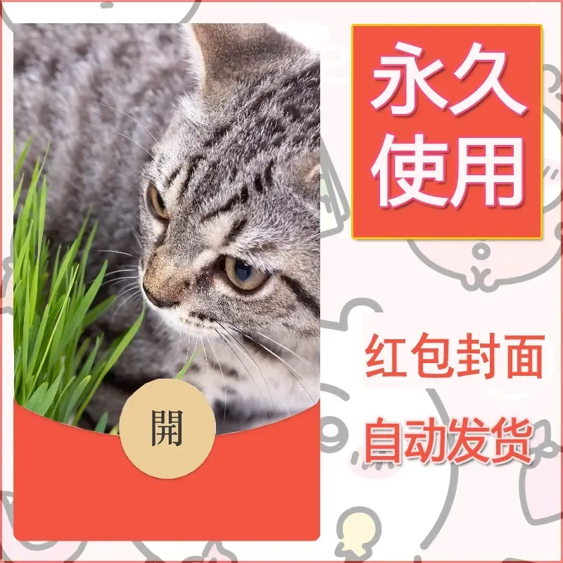 新款永久微信红包封面宠物系列diy素材438 - 会优科技优惠价¥0.42