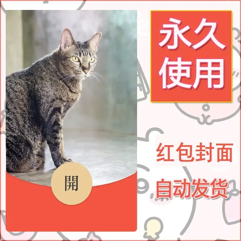 新款永久微信红包封面宠物系列diy素材443 - 会优科技优惠价¥0.42