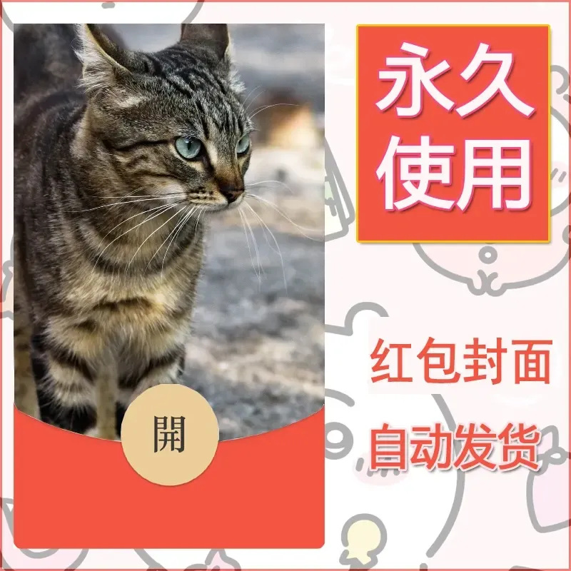 新款永久微信红包封面宠物系列diy素材451 - 会优科技优惠价¥0.42