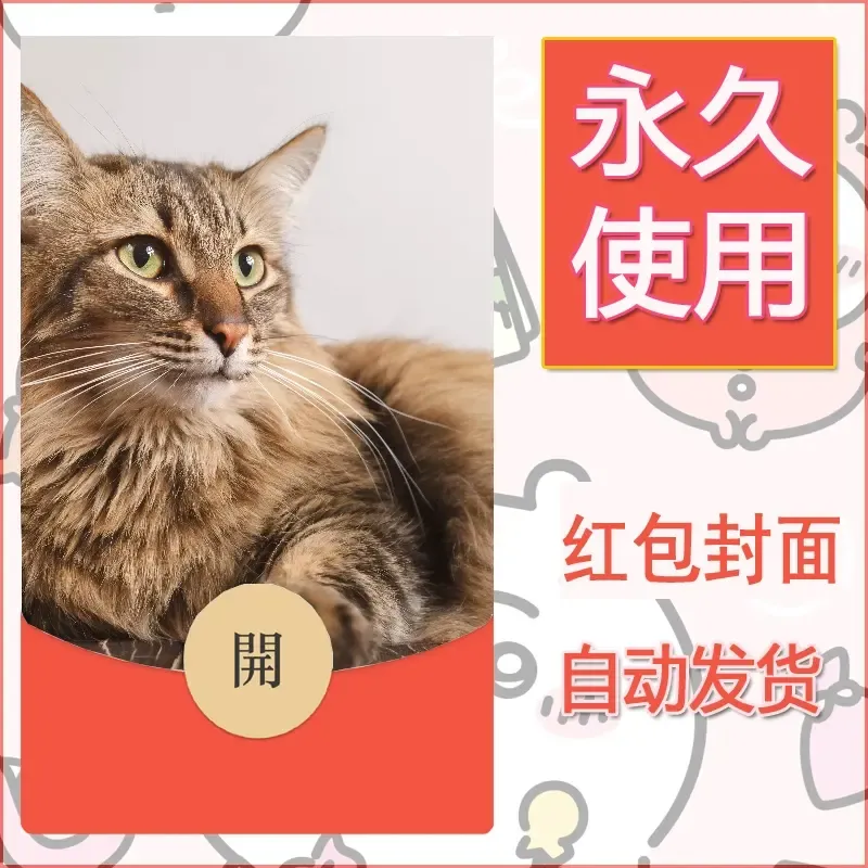 新款永久微信红包封面宠物系列diy素材519 - 会优科技优惠价¥0.42