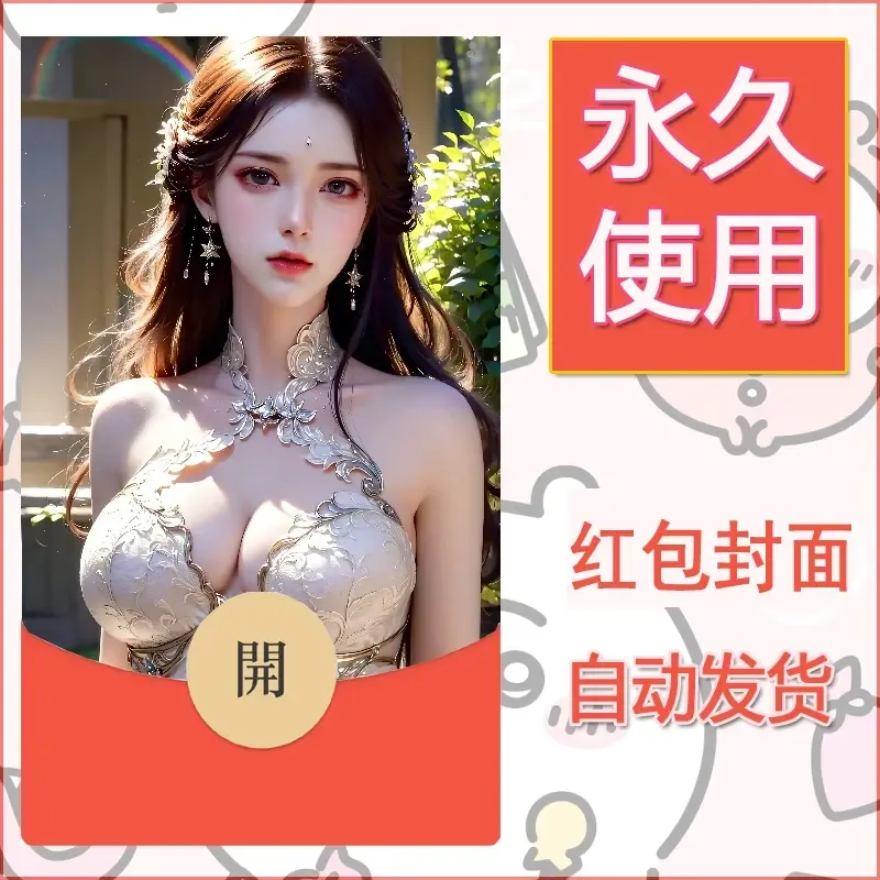 新款永久微信红包封面国漫美女自制皮肤diy素材185 - 会优科技优惠价¥0.42