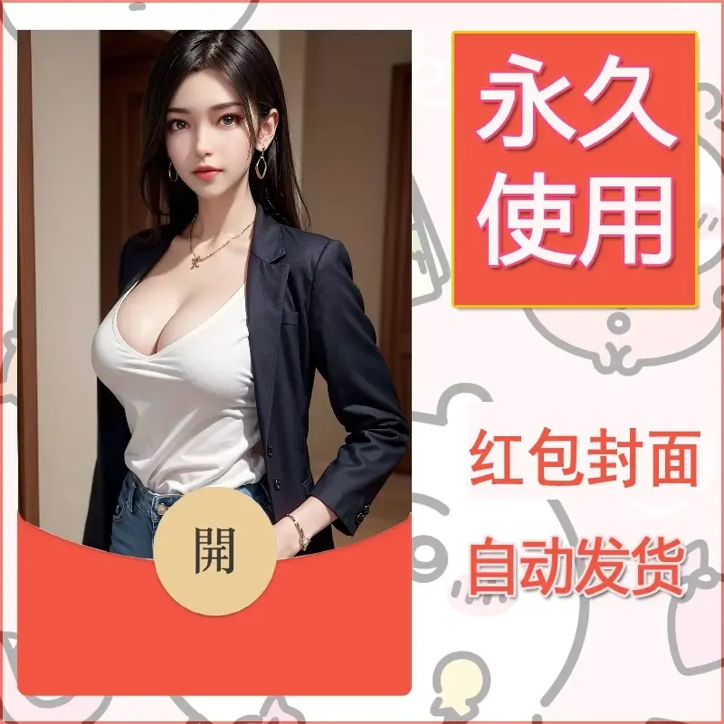 新款永久微信红包封面国漫美女自制皮肤diy素材295 - ¥0.42