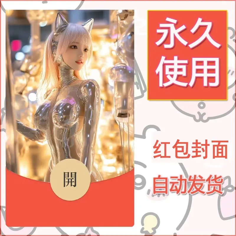 新款永久微信红包封面美女系列自制皮肤diy素材29 - 会优科技优惠价¥0.42