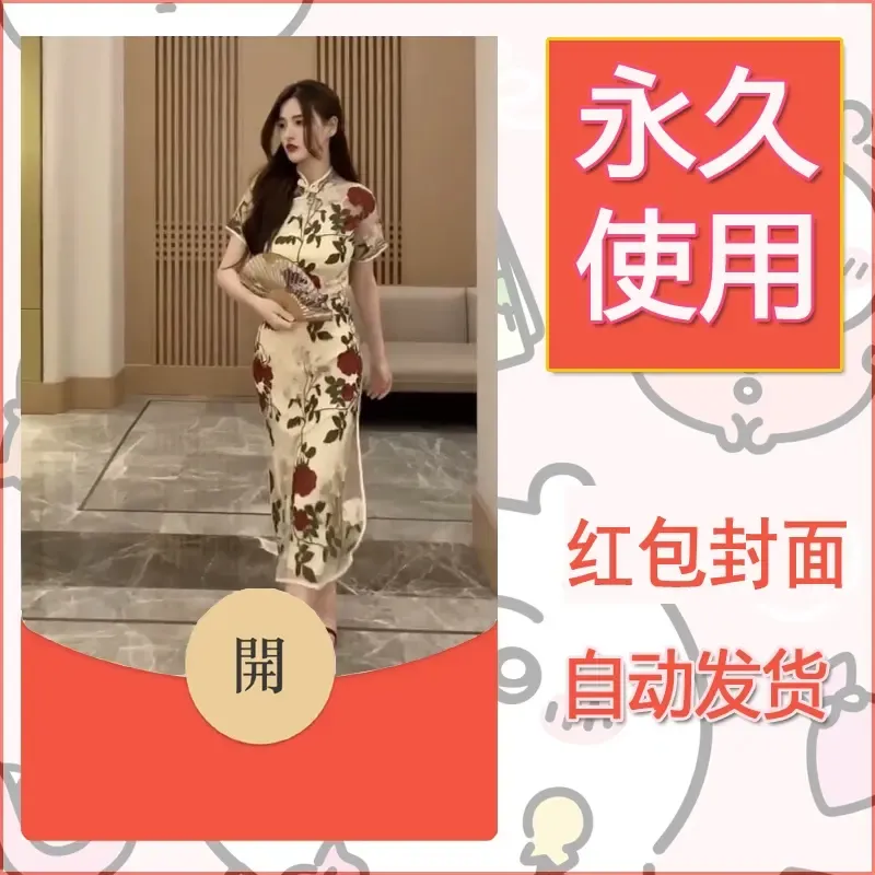 新款永久微信红包封面美女系列自制皮肤diy素材91 - 会优科技优惠价¥0.42
