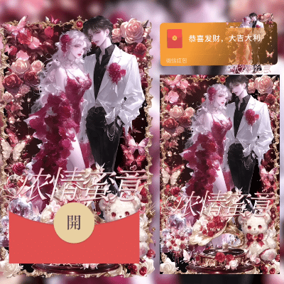 【卡密兑换】微信红包封面『浓情蜜意/didi』 - 会优科技优惠价¥3.26