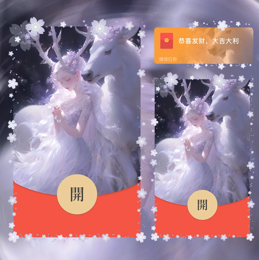 微信红包封面 |『紫色仙女瑶瑶』 - 会优科技优惠价¥2.02