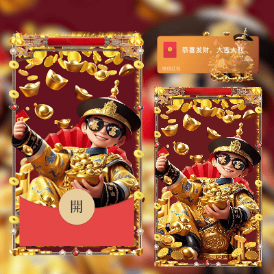微信红包封面 |『拿去花』 - 会优科技优惠价¥1.84
