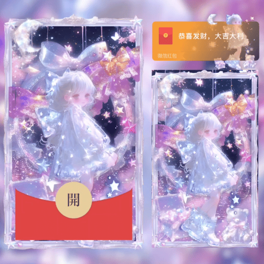 微信红包封面 |『星愿女孩』 - 会优科技优惠价¥2.05