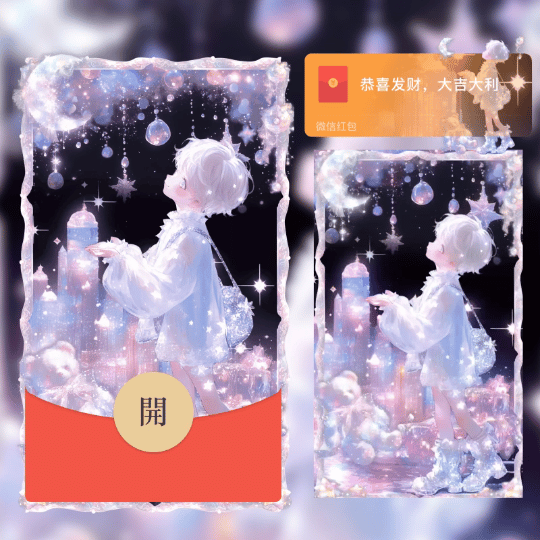 微信红包封面 |『星愿男孩』 - 会优科技优惠价¥2.05