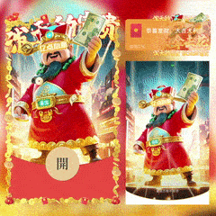 微信红包封面 |『来 拿去花财神/xq』
