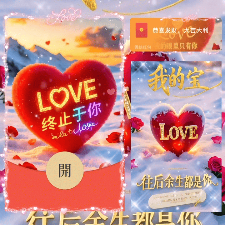 微信红包封面 |『我的宝，往后余生都是你/动态/yj』 - 会优科技优惠价¥2.02
