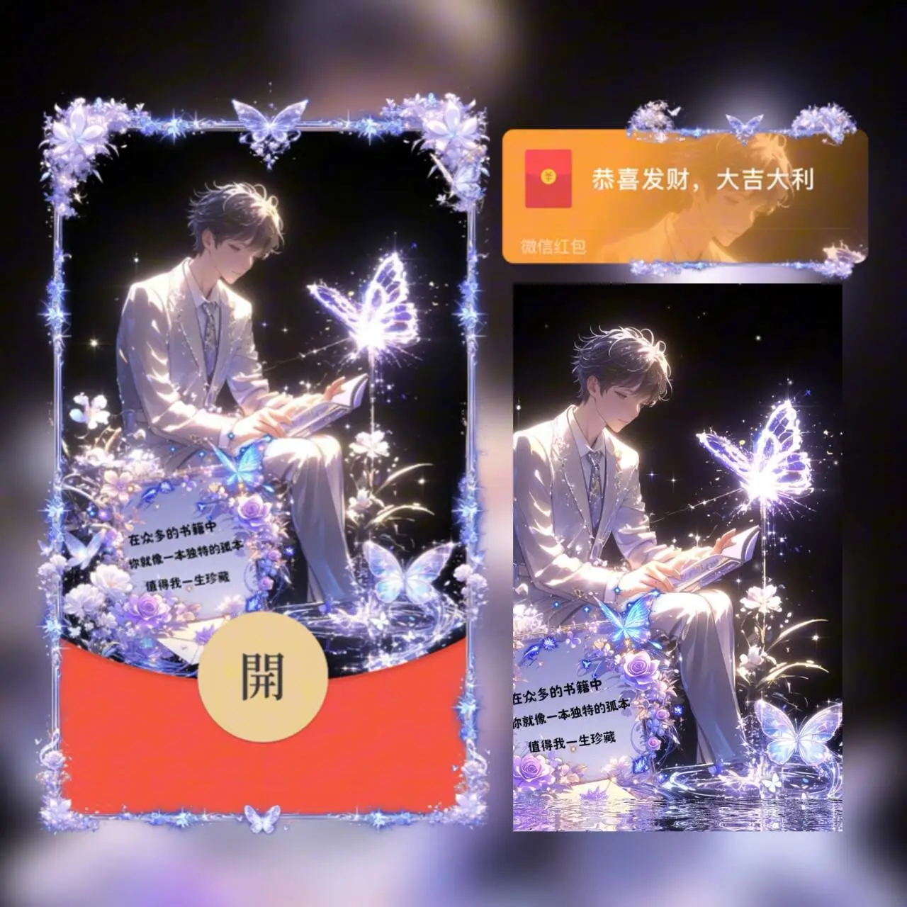 微信红包封面 |『你值得被珍藏 情侣男款』 - 会优科技优惠价¥2.05