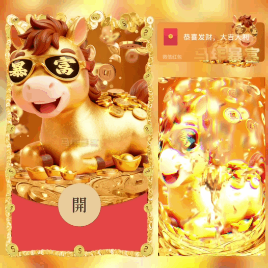【卡密兑换】微信红包封面『马年暴富/新版动态/bao』官方卡密丨端内兑换丨24小时自助提卡！